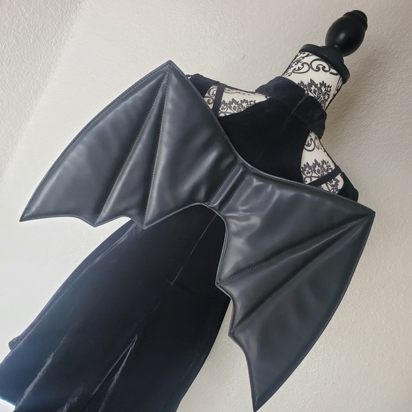 Killstar Tokyo Nights Bat Wing Dress - Picture 4 of 6